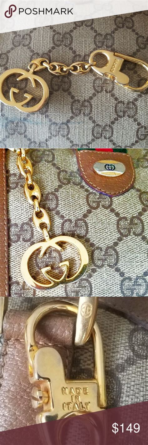 fake gucci key chain|vintage Gucci key holder.